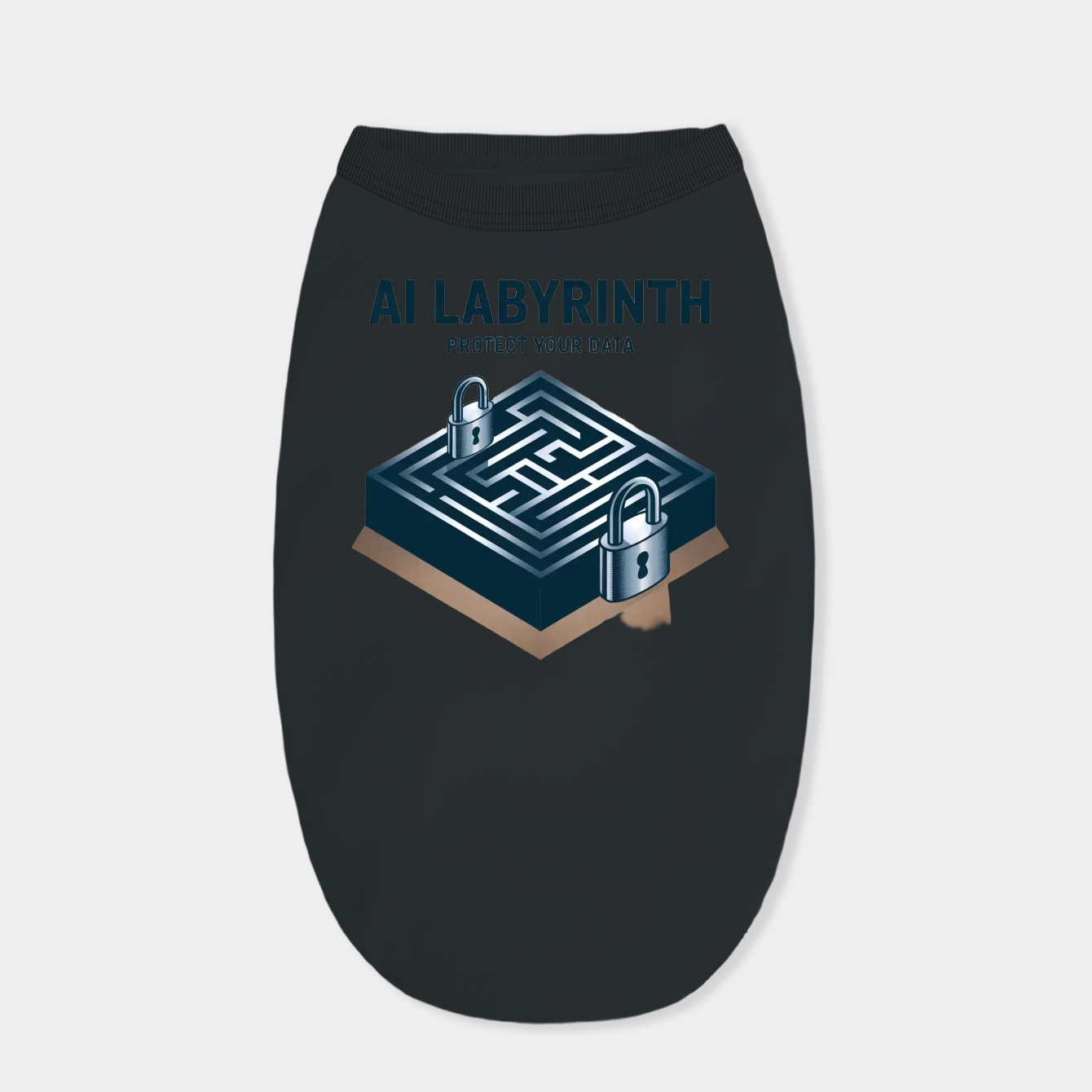 AI Labyrinth: Protect Your Data Dog Shirt
