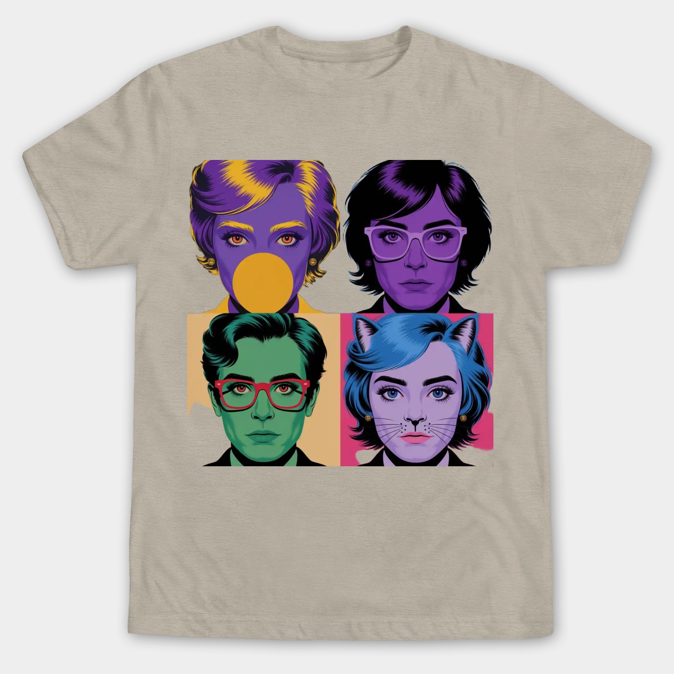 Dandadan Anime Eyes Panel Men's Big & Tall T-shirt