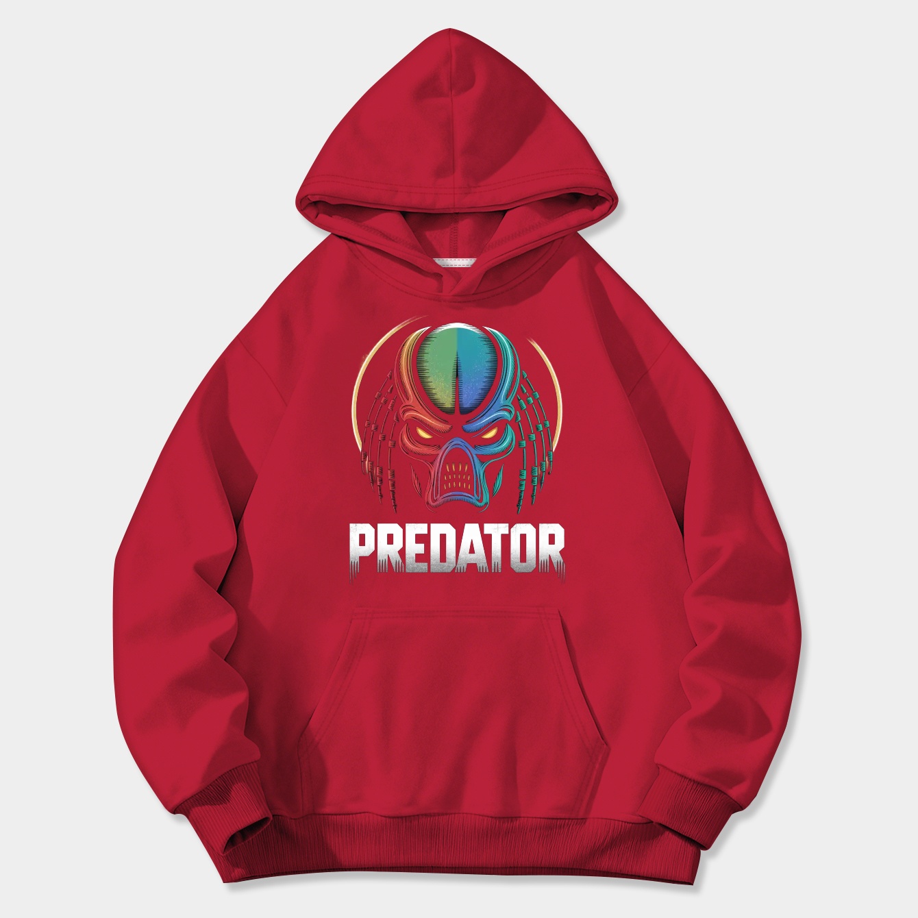 Alien Predator Circle Pose Women's Plus Size Hoodie