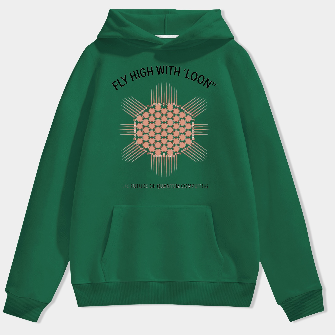 Fly High with Quantum Loon Men's Hoodie