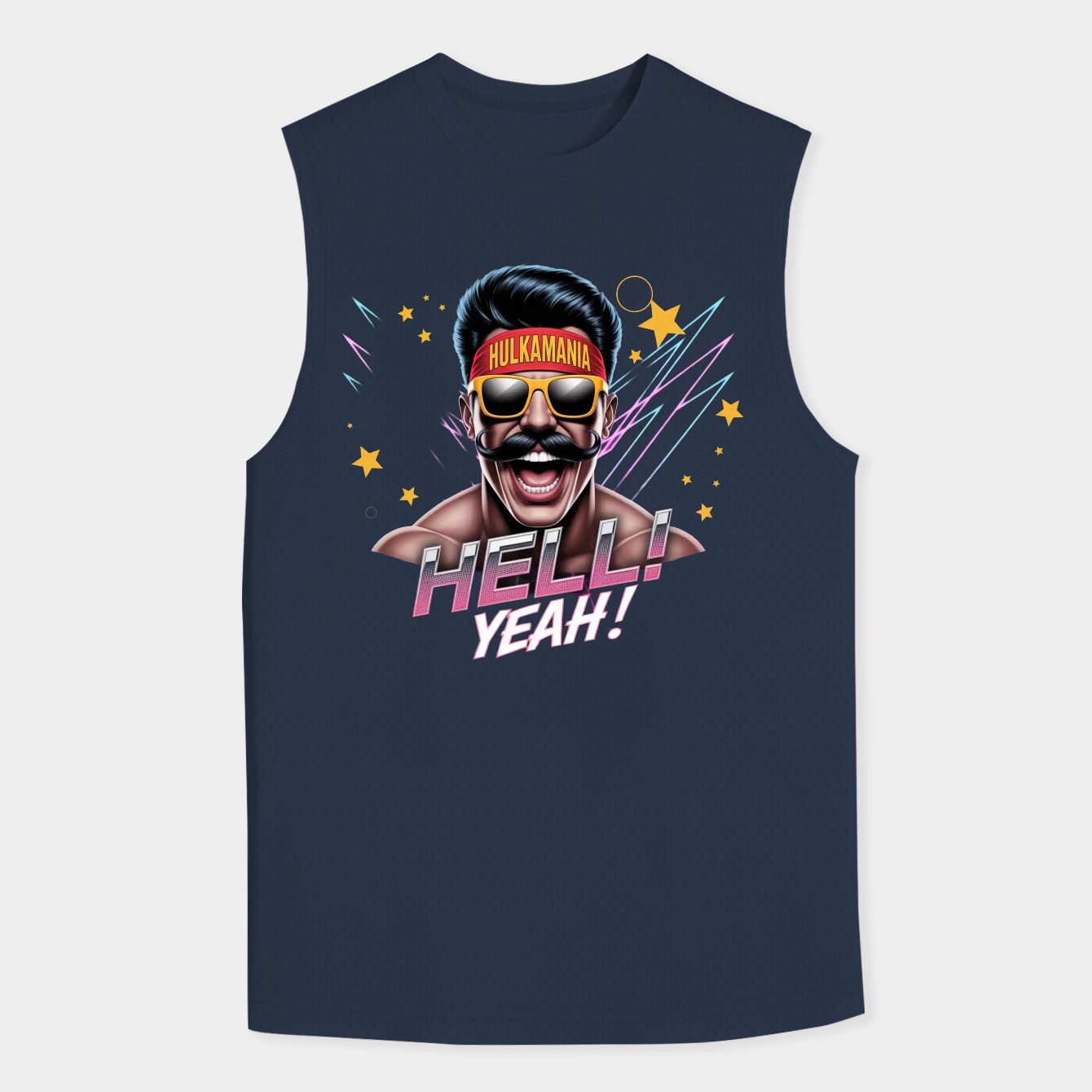 Hulk Hogan Poster Retro Yeah Men's Tank Top