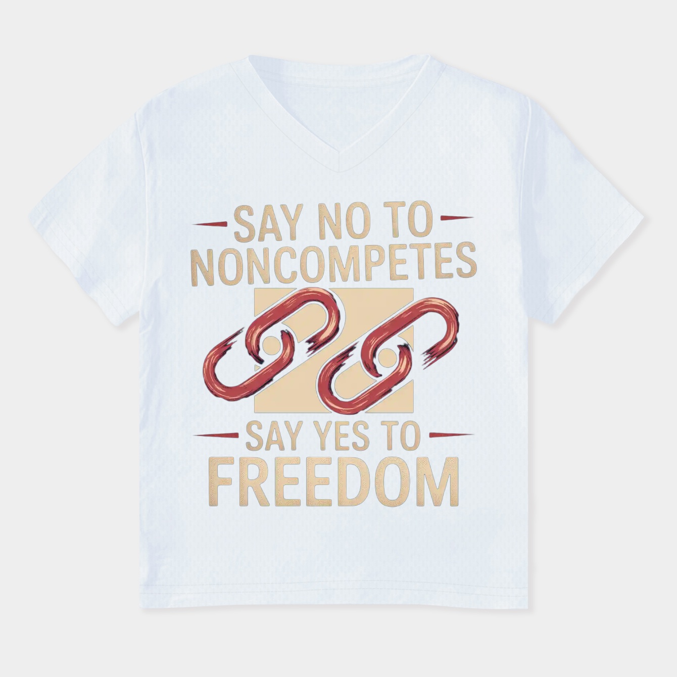 Break Free From Noncompetes Women's Plus Size V-Neck T-Shirt