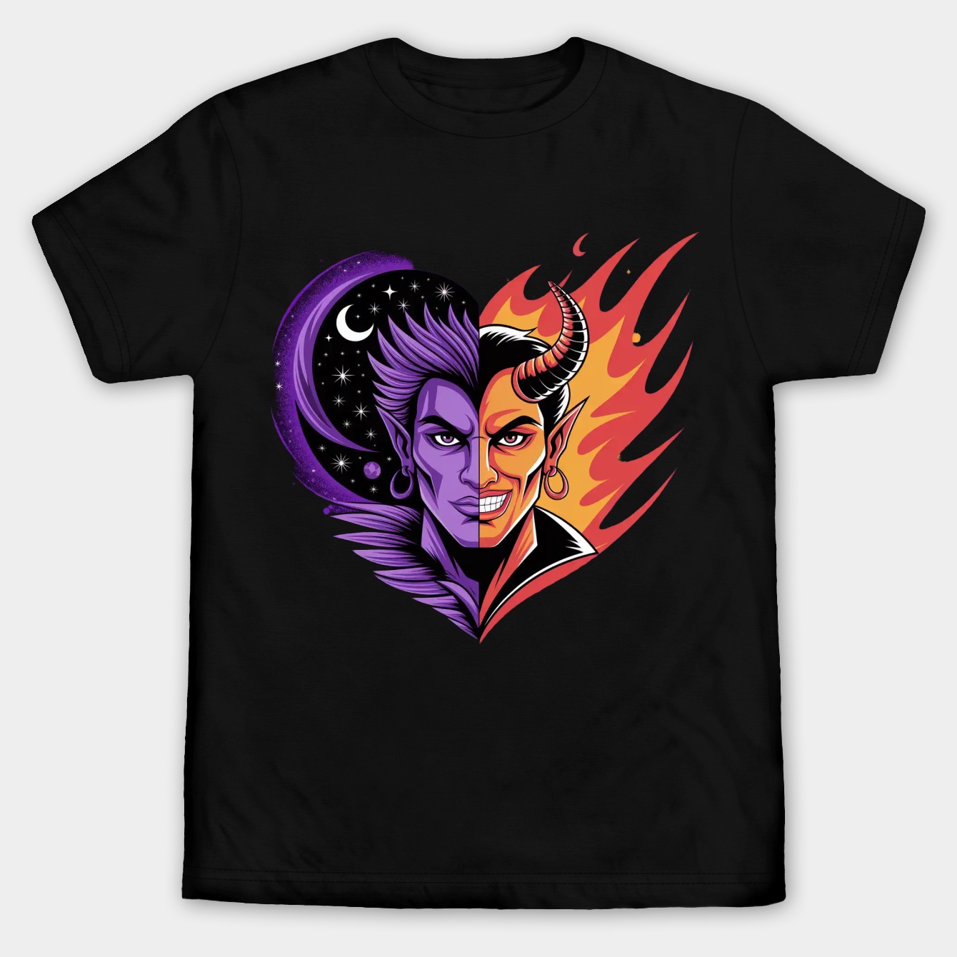 Blitzo & Stolas - Helluva Boss Men's Big & Tall T-shirt