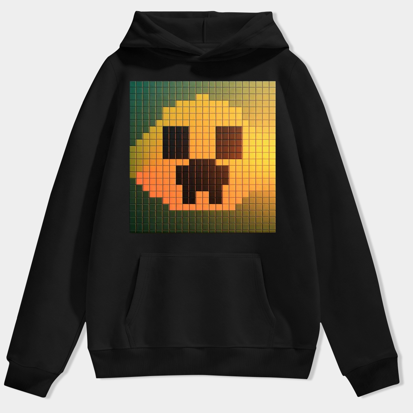 Minecraft Creeper Big Face Men's Hoodie