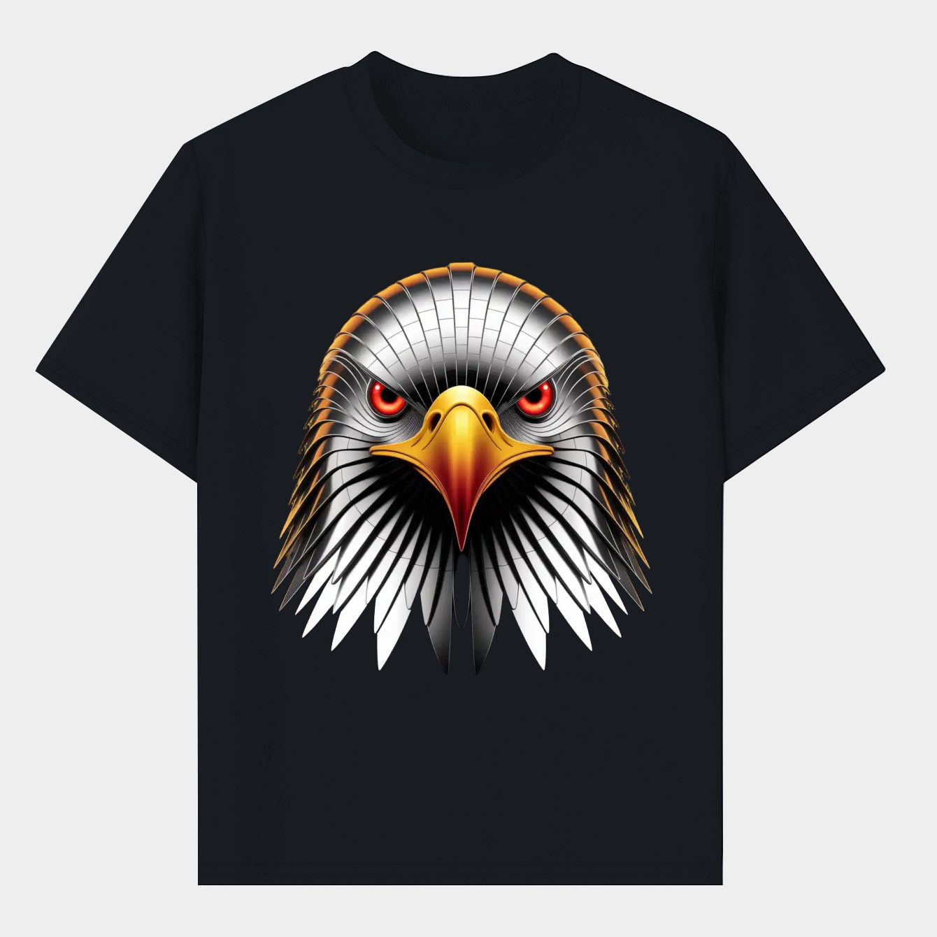 iron eagle head design Men's T-Shirt