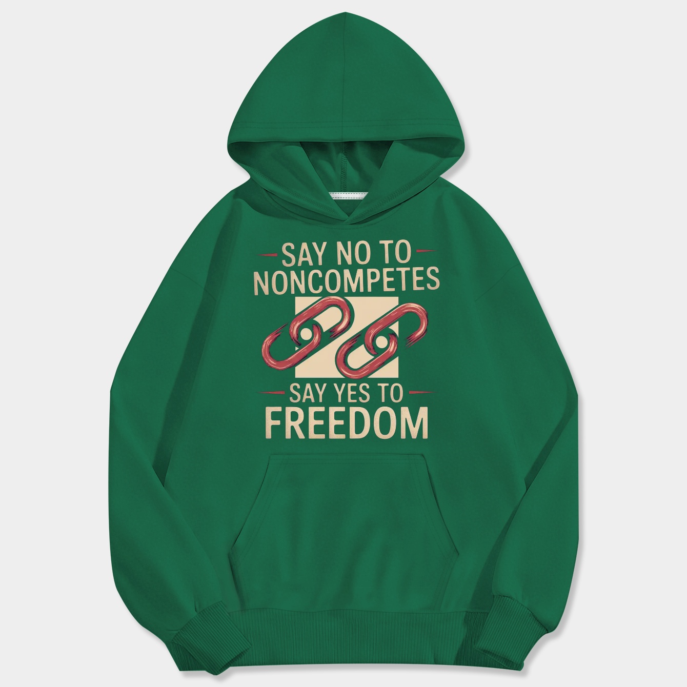 Break Free From Noncompetes Men's Big & Tall Hoodie