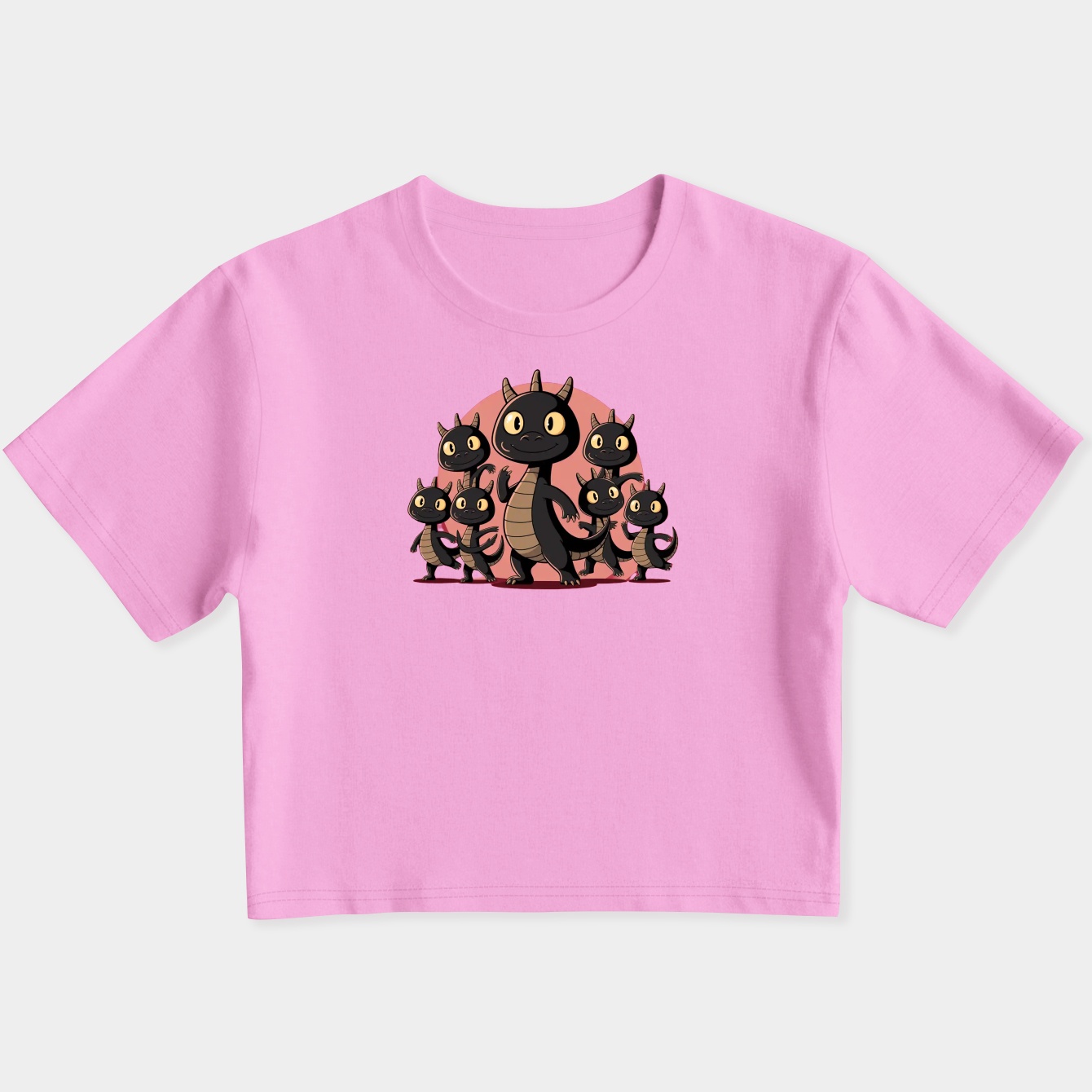 toothless cartoon animation dancing meme group Women's Slim Fit Baby Tee