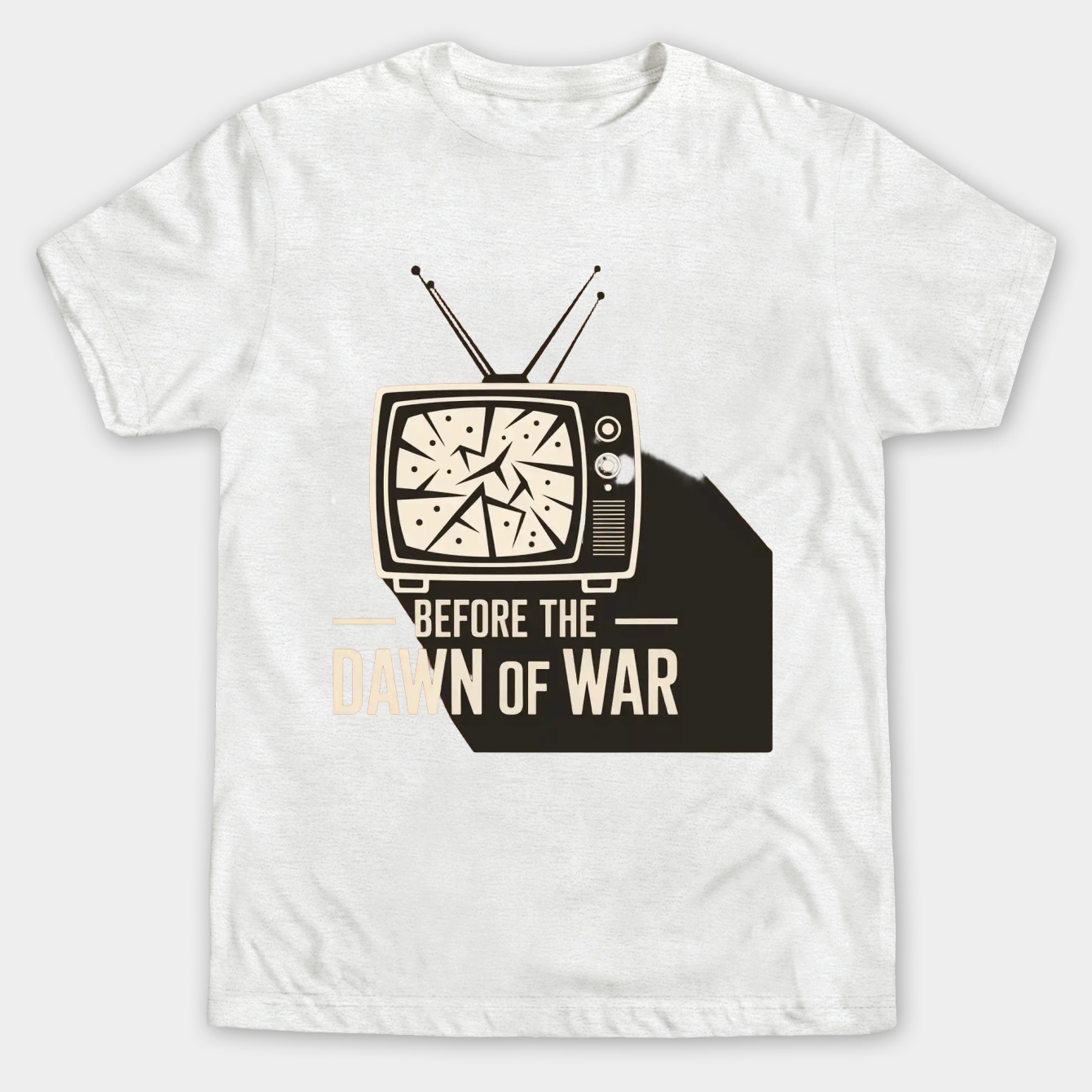 Shattered Static Before War Men's Big & Tall T-shirt