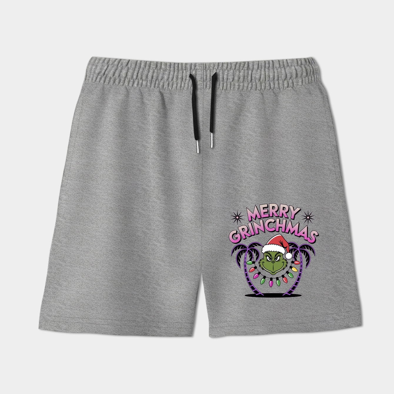 Vaporwave Merry Grinchmas Vibes Women's Shorts
