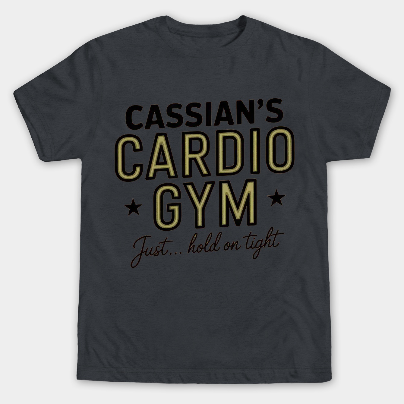Cassian's cardio gym Men's Big & Tall T-shirt