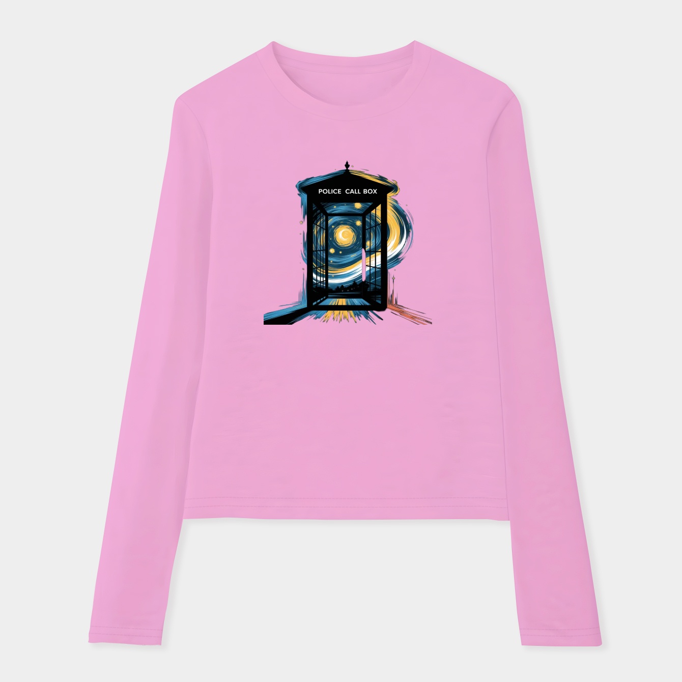 Doctor's Starry Night Women's Soft Long Sleeve T-Shirt