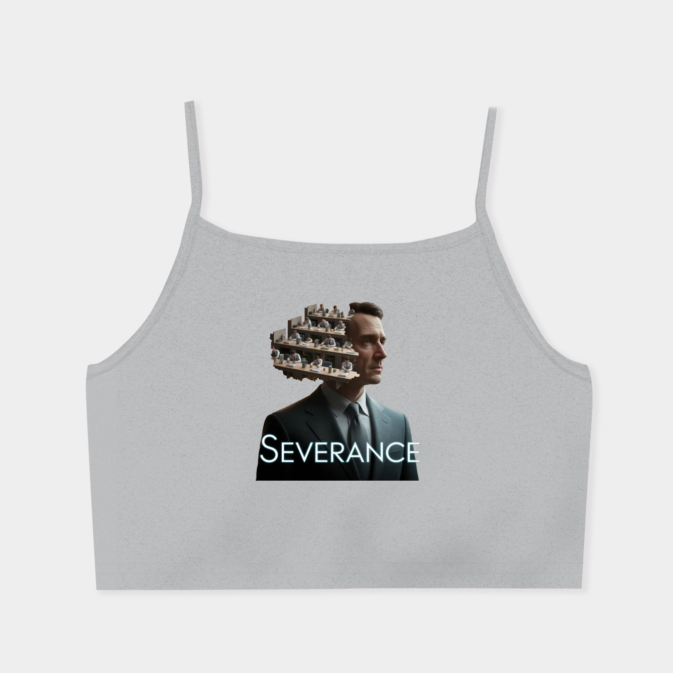 severance mind division concept Women's Spaghetti Strap Tank Top