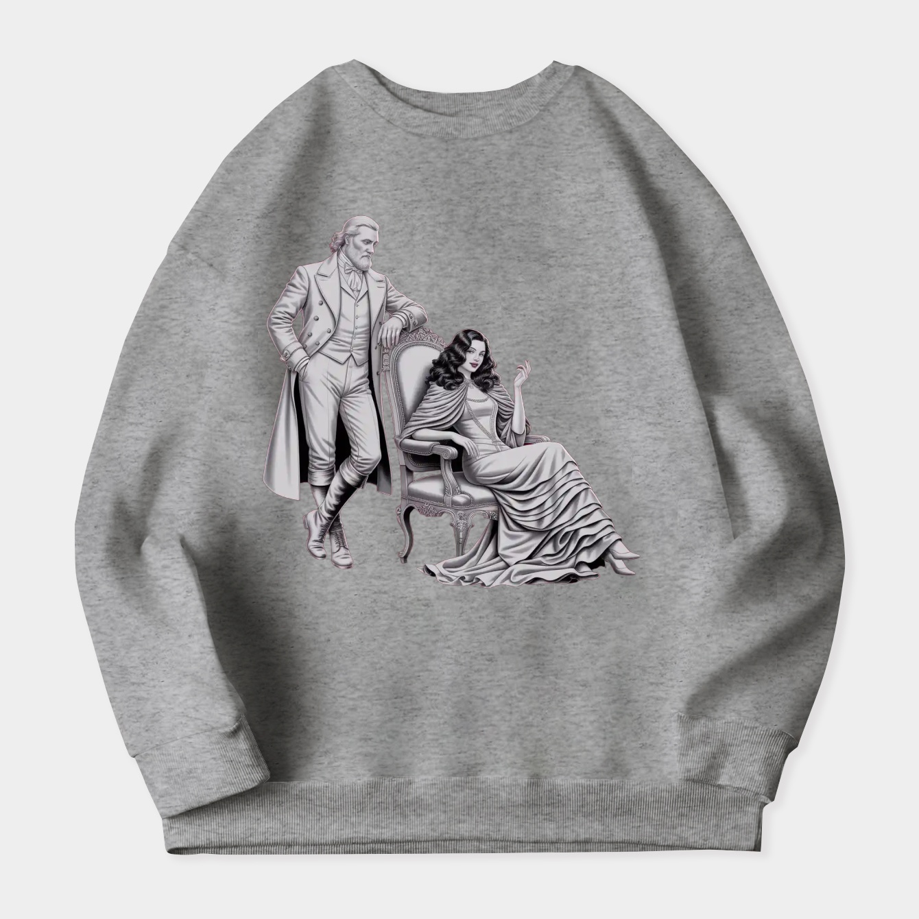 Laszlo and Nadja Bats Women's Crewneck Sweatshirt