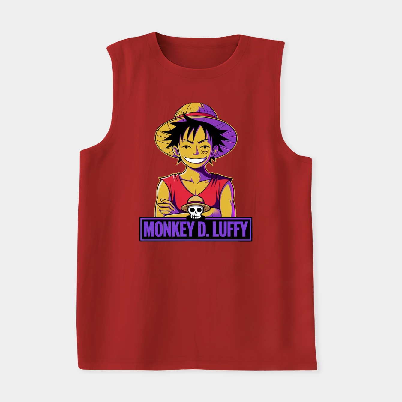 WPAP Monkey D Luffy Women's Soft Tank Top