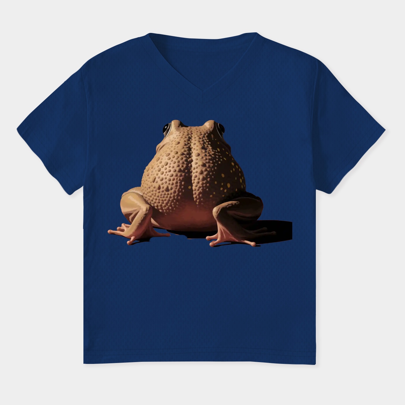 frog butt brown Women's Plus Size V-Neck T-Shirt
