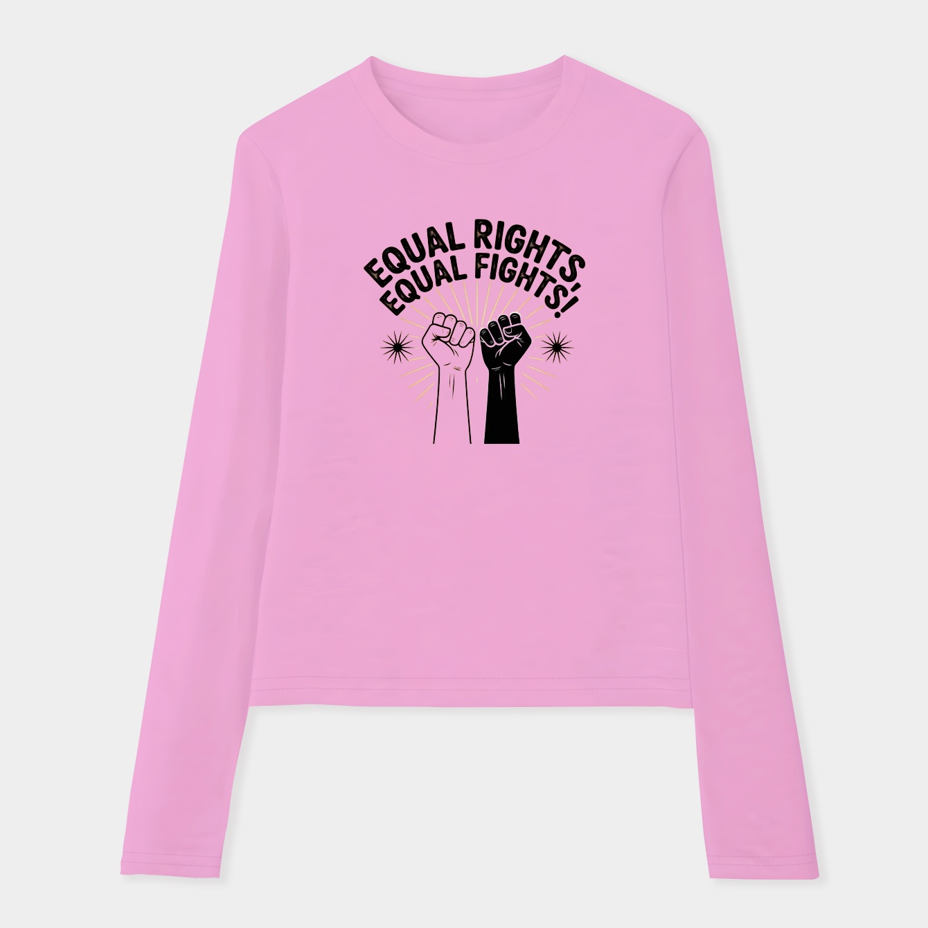 Equal Rights, Equal Fights! Women's Soft Long Sleeve T-Shirt