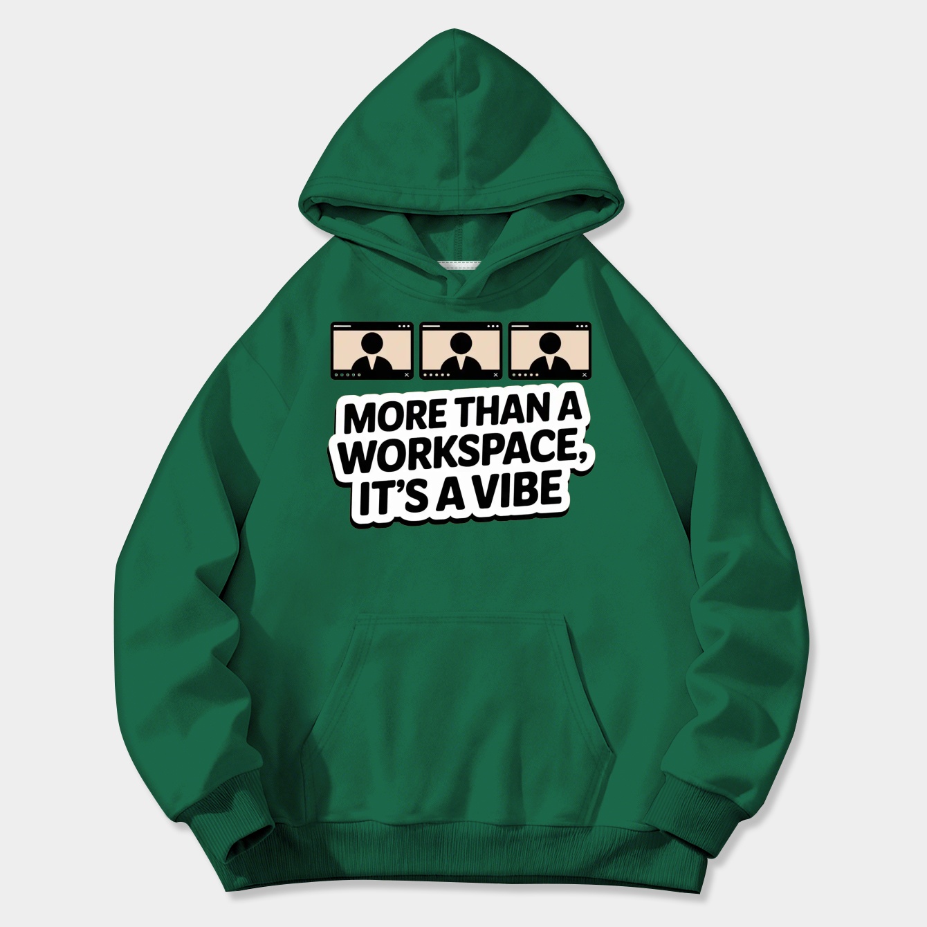 Remote Collaboration Vibes Women's Plus Size Hoodie