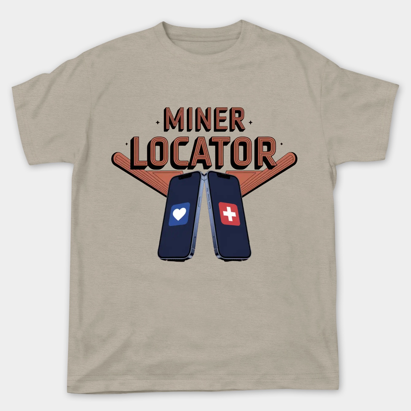 Miner Health Tech Vintage Vibe Women's Plus Size T-shirt