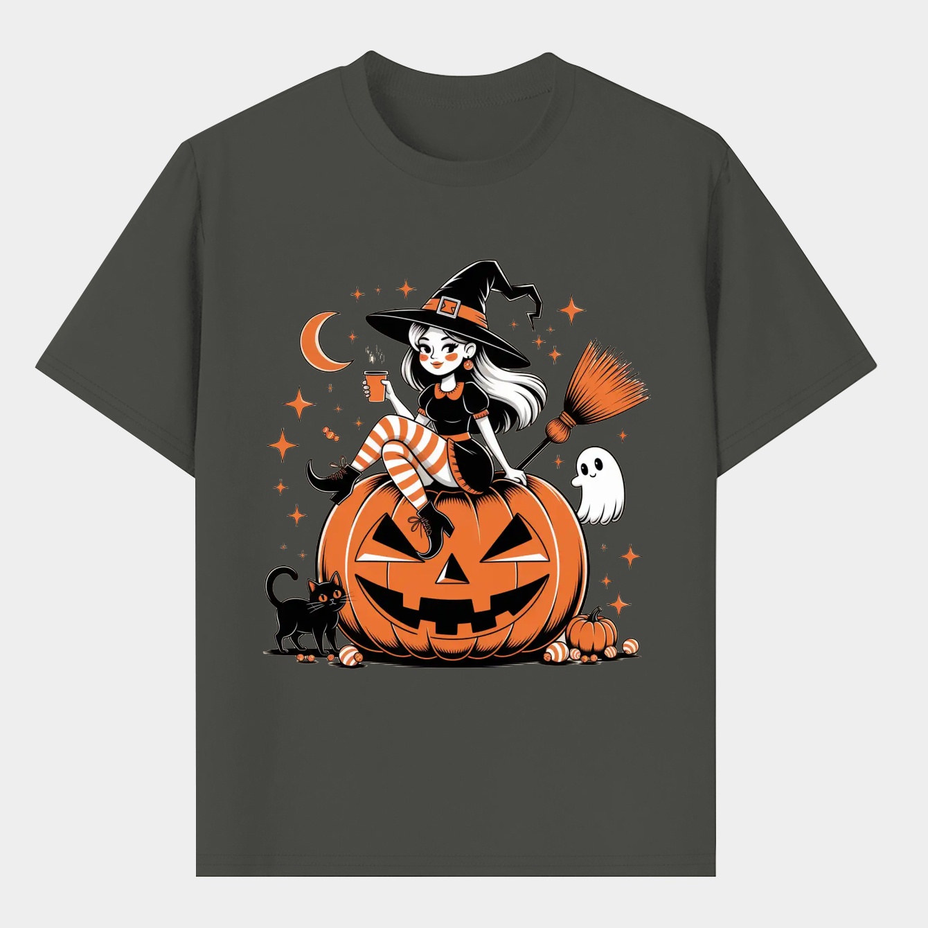 Basic Witch Halloween Vibes Men's T-Shirt