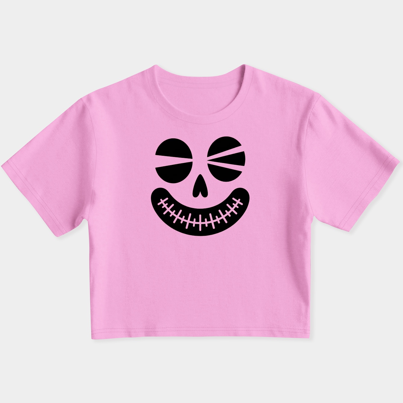 The Nightmare Before Christmas Jack Face Women's Slim Fit Baby Tee