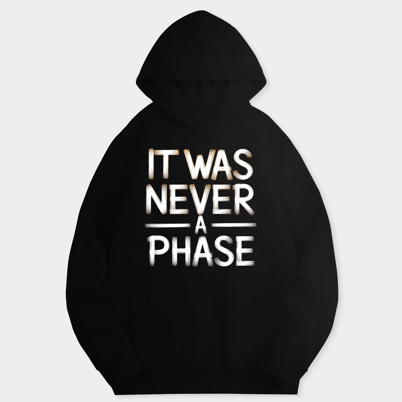 It Was Never A Phase (grey) Women's Hoodie
