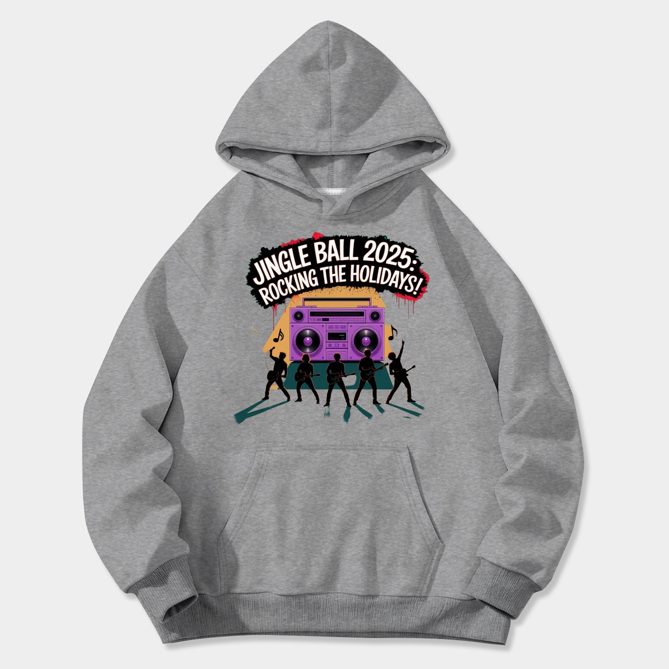 Jingle Ball 2025 Urban Holiday Bash Women's Plus Size Hoodie