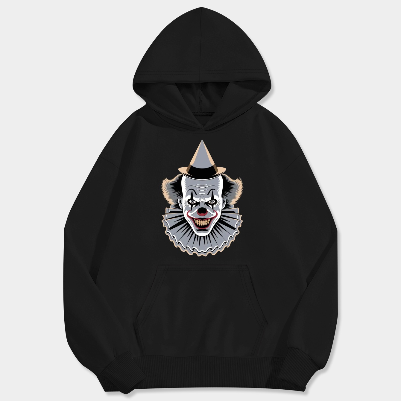 Terrifier Medium Horror Men's Big & Tall Hoodie