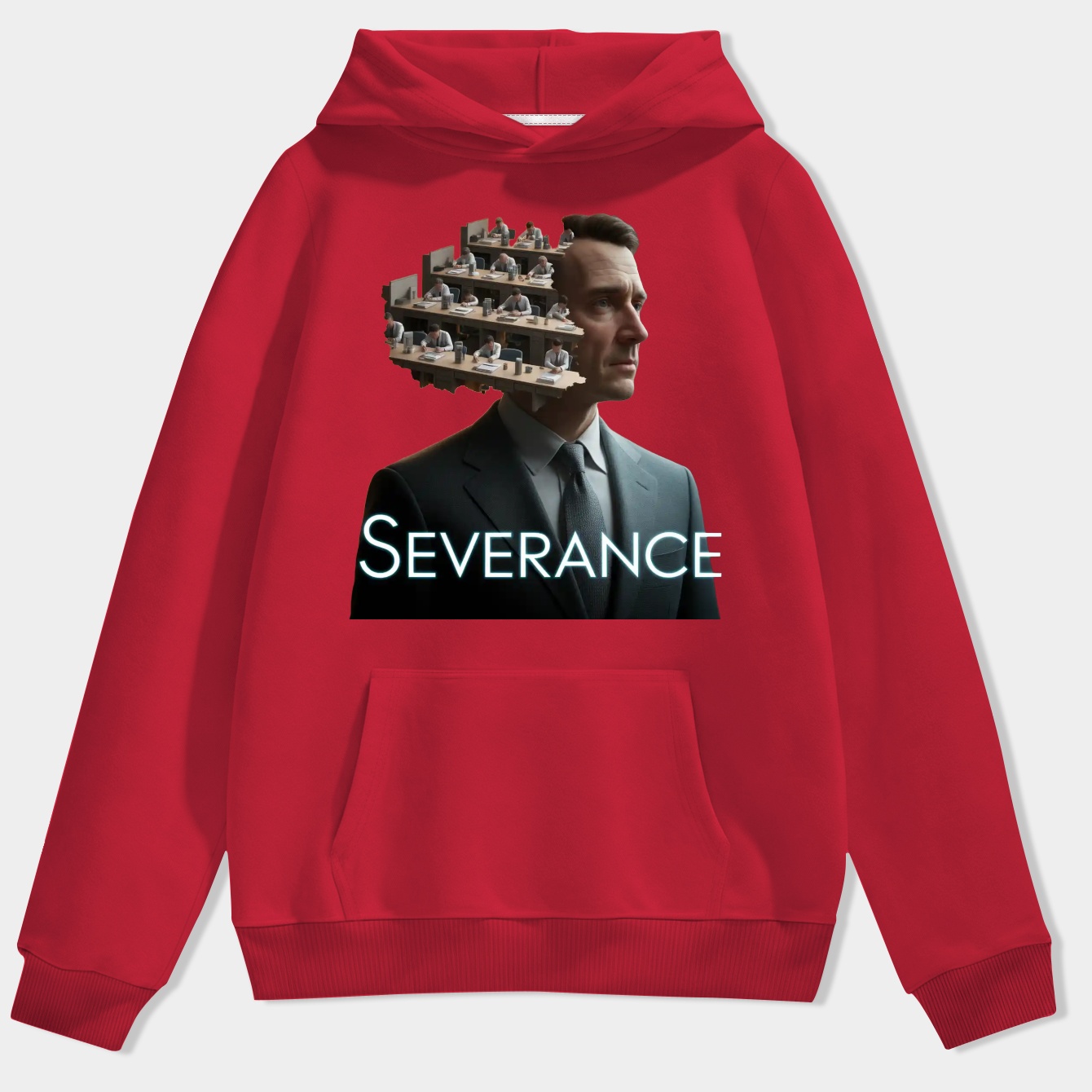 severance mind division concept Men's Hoodie