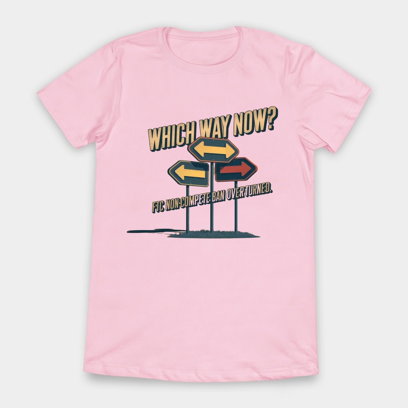 Which Way Now Crossroads Signs Women's T-Shirt