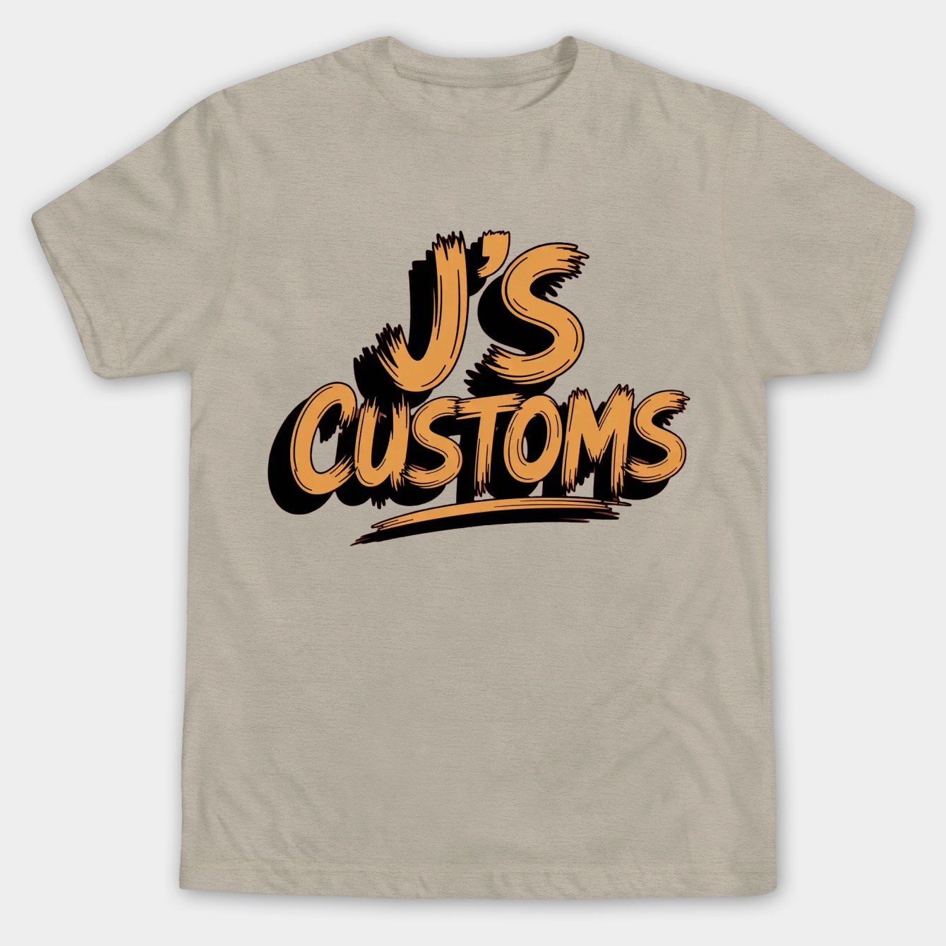 Js Customs MANIA yellow Men's Big & Tall T-shirt