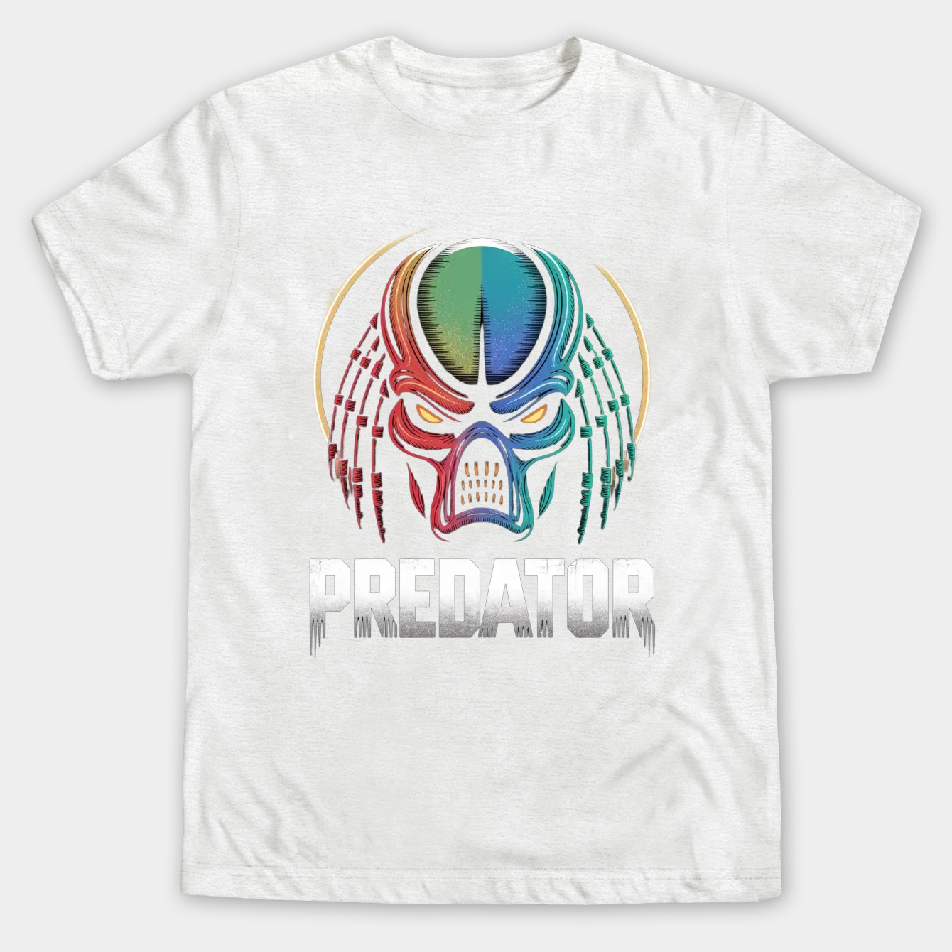 Alien Predator Circle Pose Men's Big & Tall T-shirt