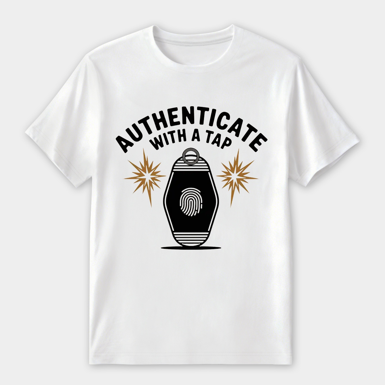 Authenticate With a Tap Retro Key Women's Premium Soft T-Shirt