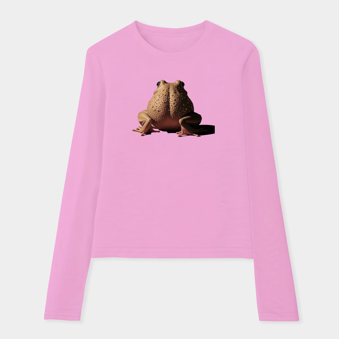 frog butt brown Women's Soft Long Sleeve T-Shirt
