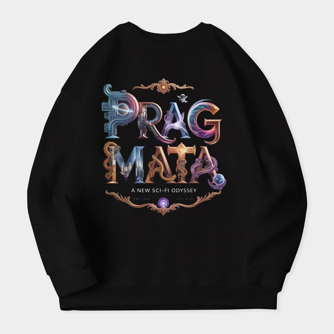 Baroque Sci-Fi Odyssey Lettering