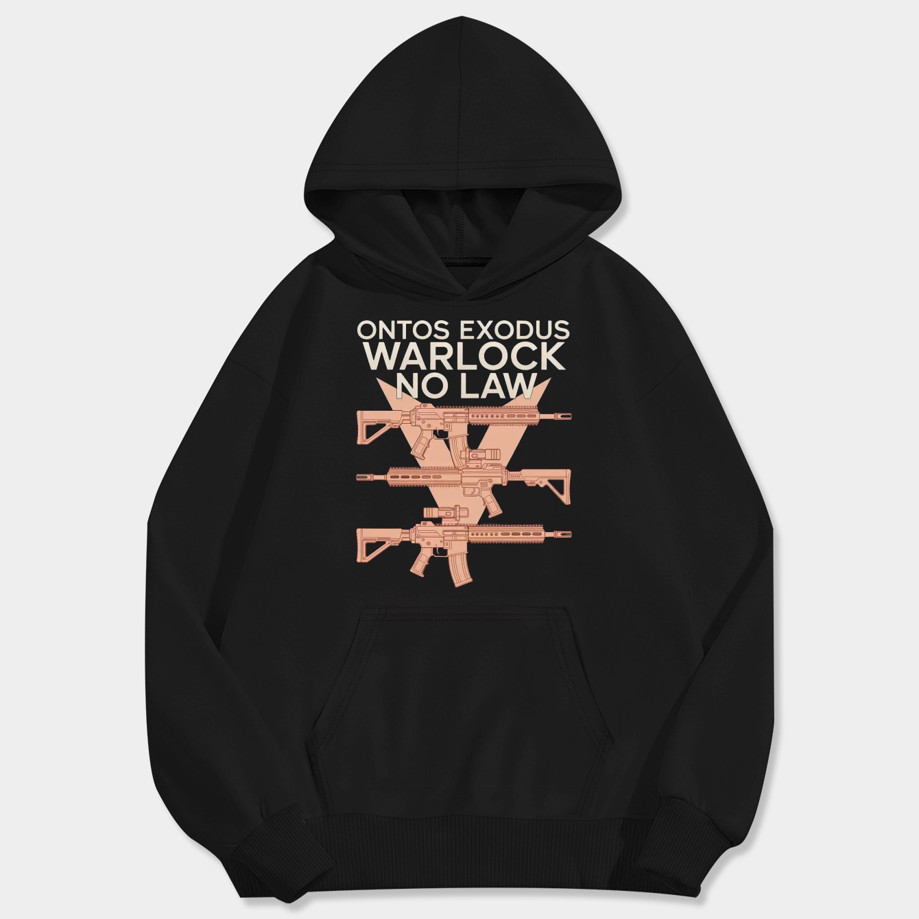 Warlock Exodus Futuristic Arsenal Men's Big & Tall Hoodie