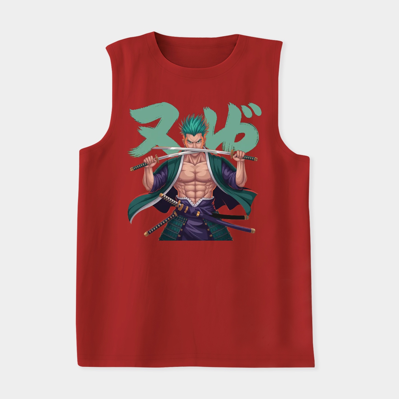 zoro swordsman anime style Women's Soft Tank Top