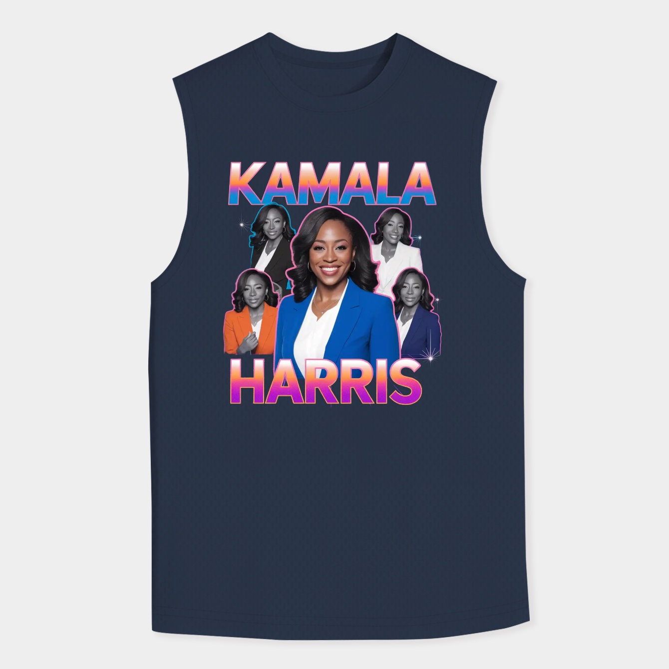 Vintage 90s Kamala Harris 47th President USA America 2024 Election Men Woman Kids Men's Tank Top