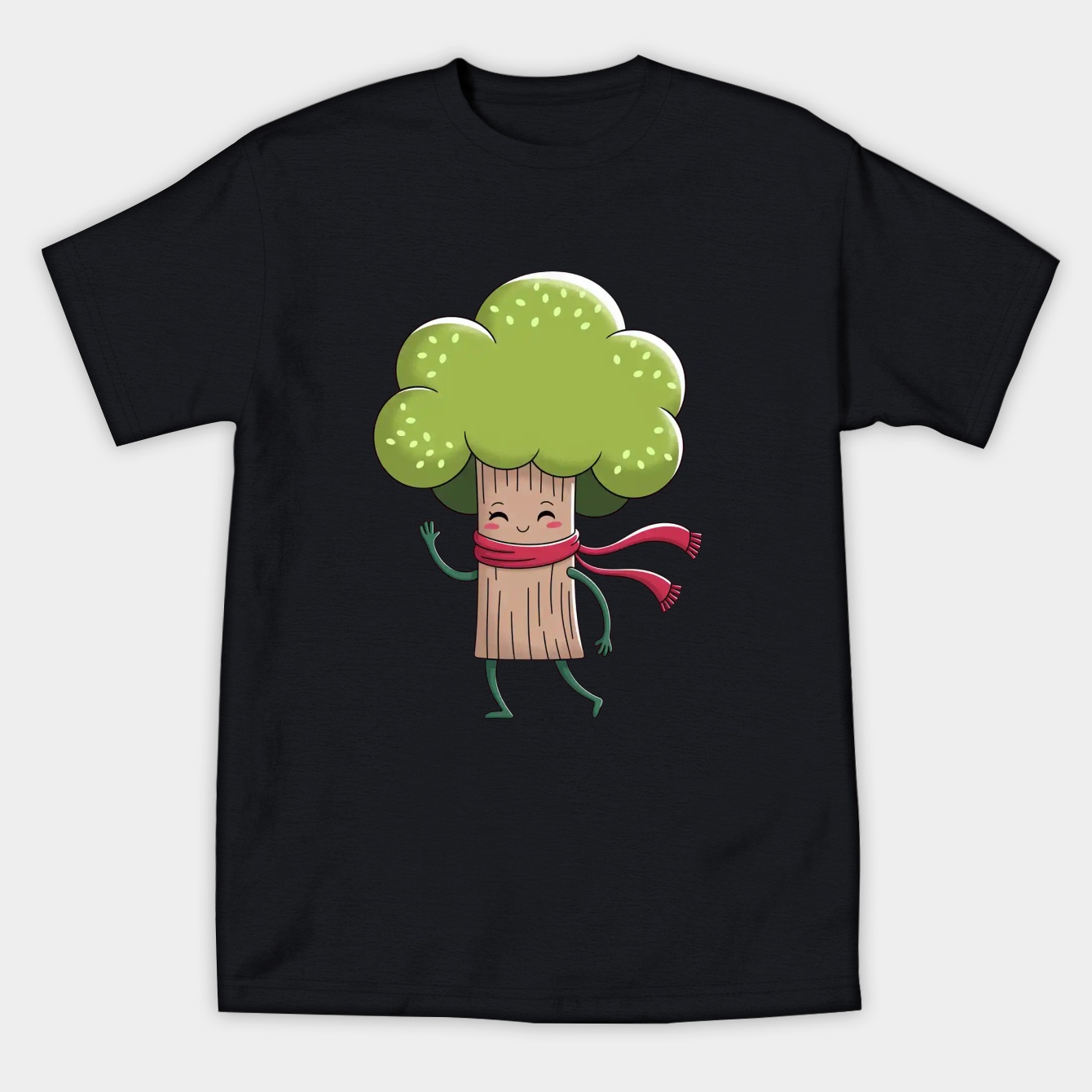 Tree Character from BFB TPOT Women's Athletic Performance T-Shirt