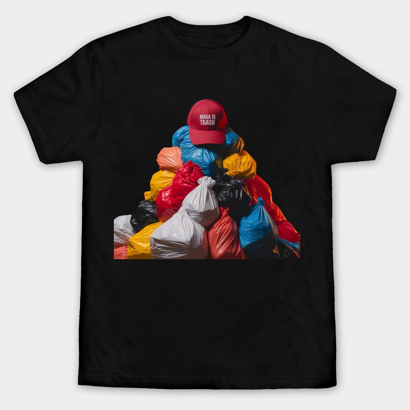MAGA is Trash Men's Big & Tall T-shirt