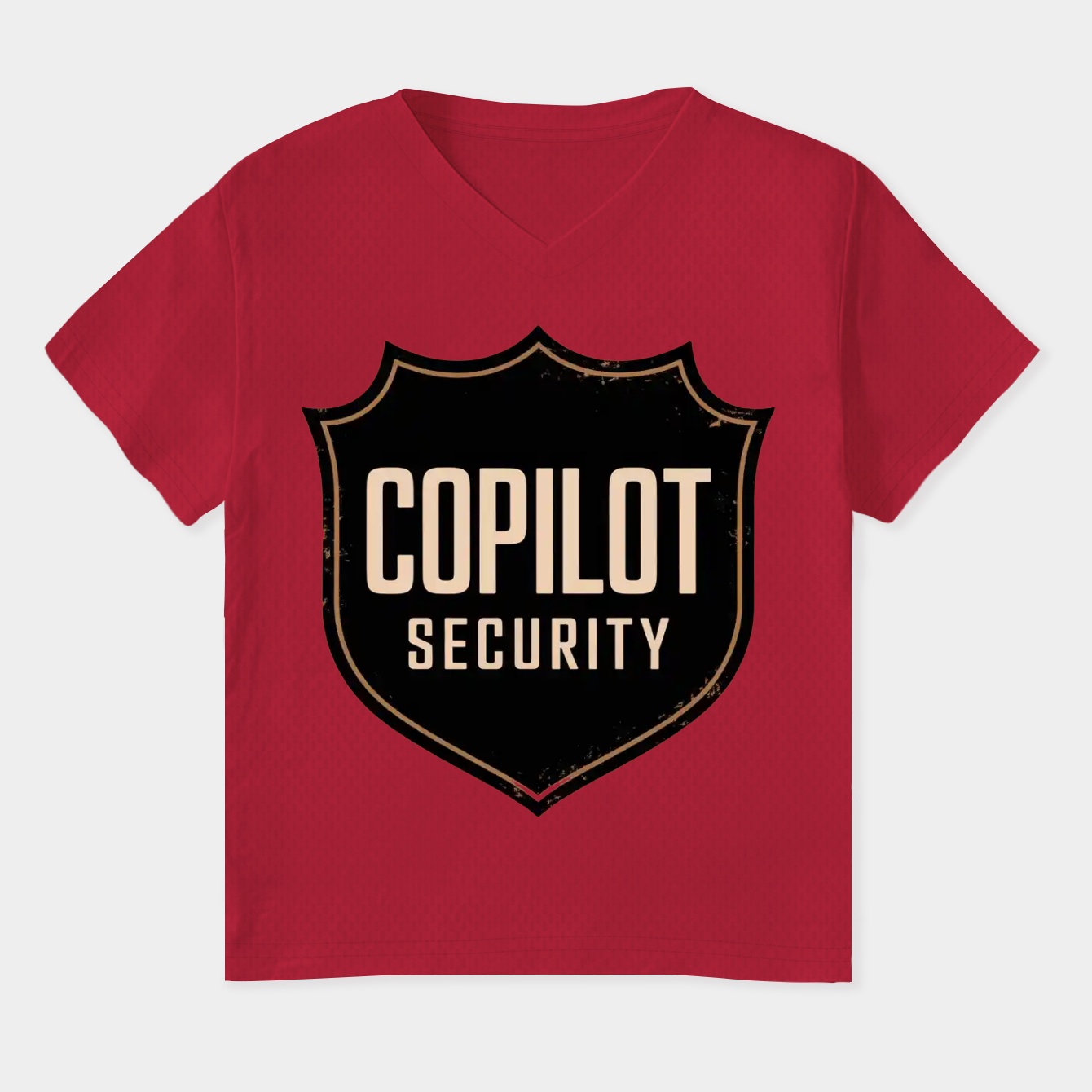 Copilot Security Vintage Shield Women's Plus Size V-Neck T-Shirt