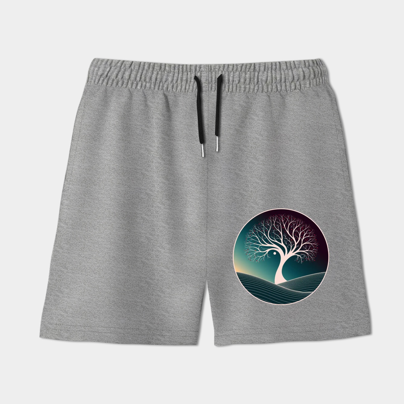 Winter Night Tree Landscape Women's Shorts