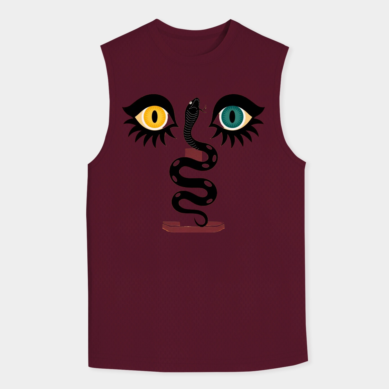 Snake pillar Men's Big & Tall Tank Top