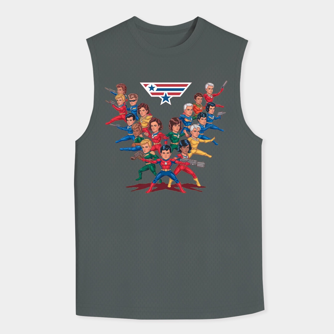 90s Vintage Show Funny Retro Cartoon Hero