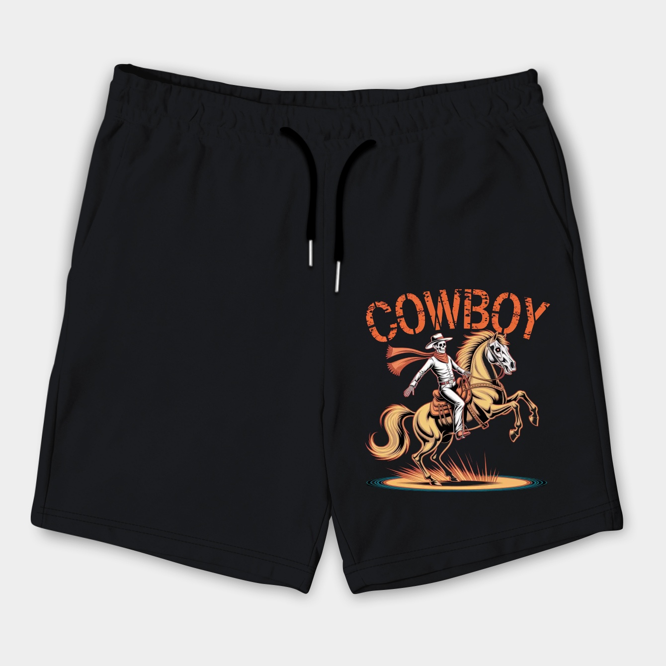 Skeleton Cowboy Wild Rider