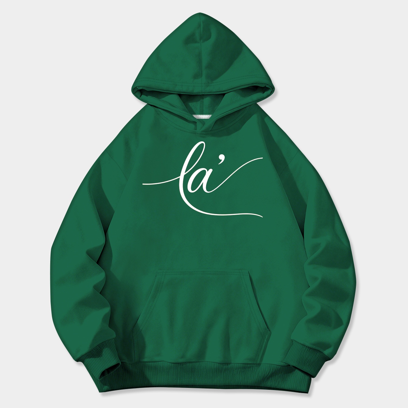 Kamala Script Typography Women's Plus Size Hoodie