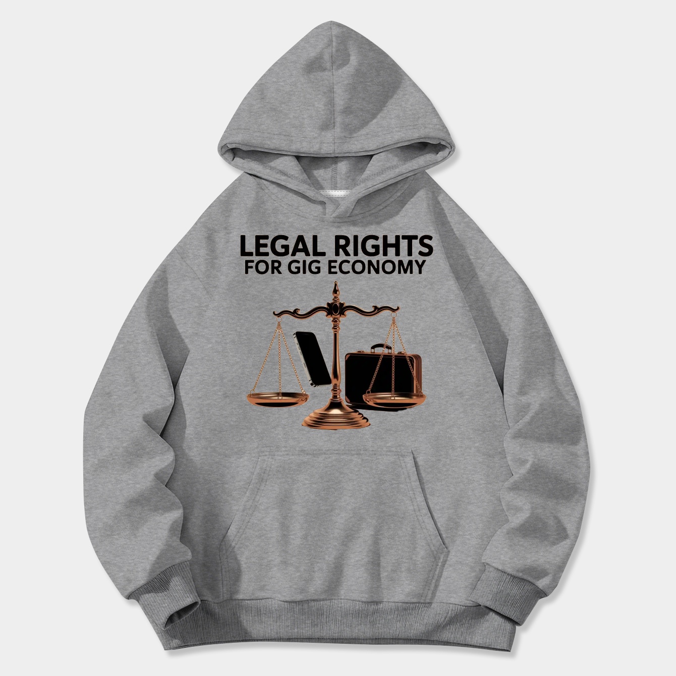 Legal Rights in the Gig Economy Women's Plus Size Hoodie