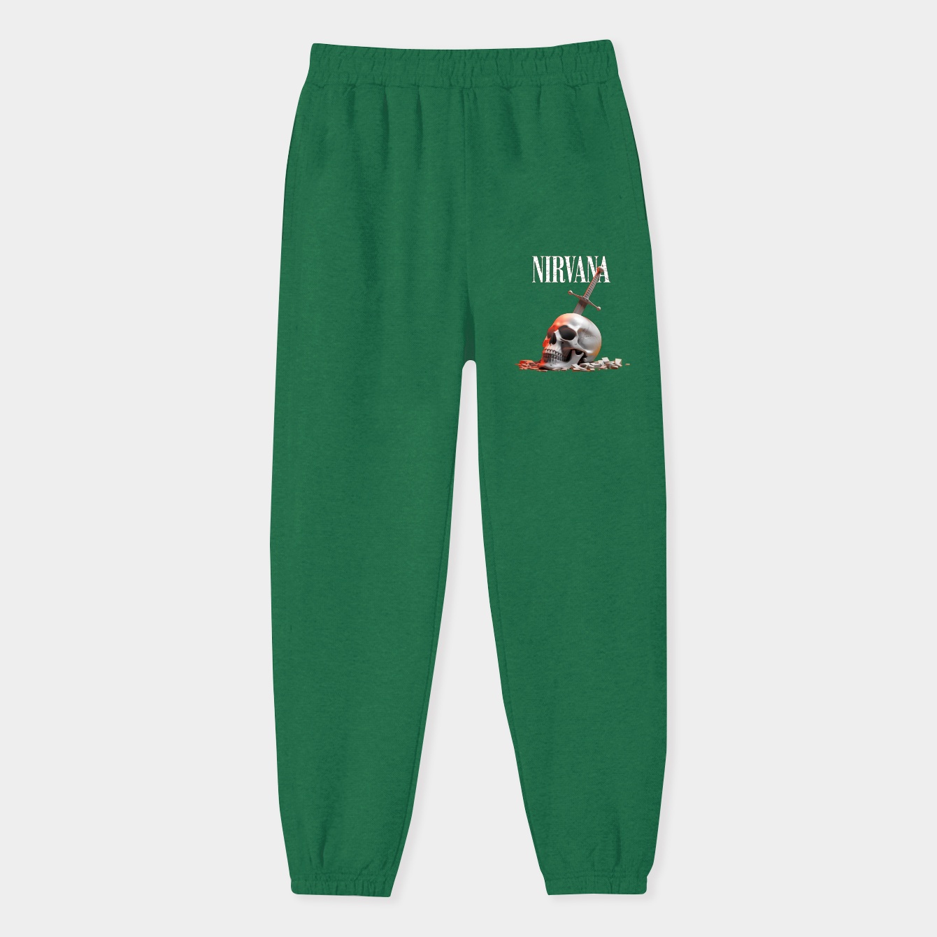 Nirvana Skull Sword Women's Sweatpants