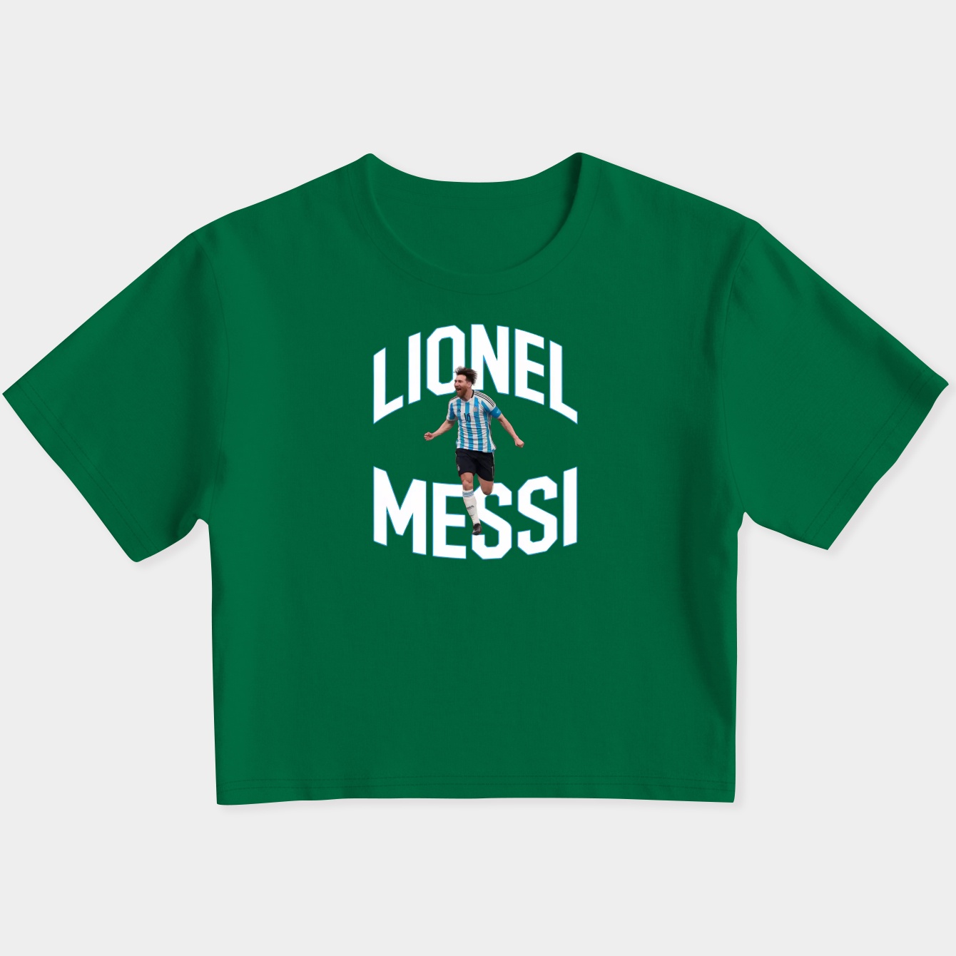 Lionel Messi Women's Slim Fit Baby Tee