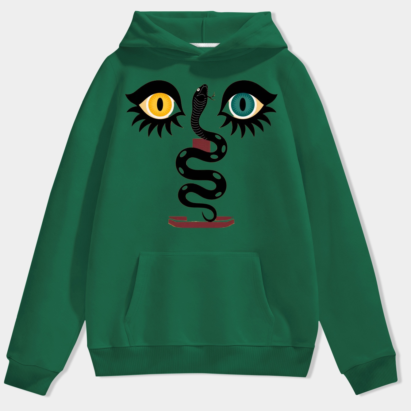 Snake pillar Men's Hoodie