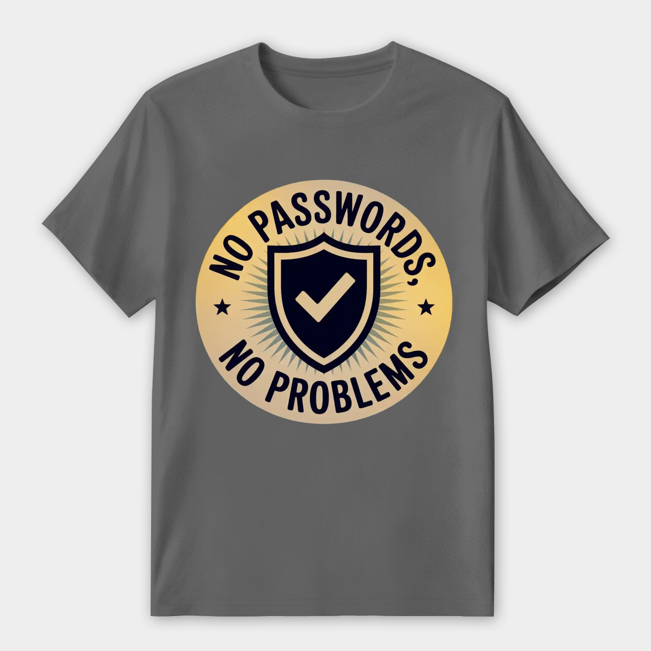 No Passwords No Problems Shield Women's Premium Soft T-Shirt